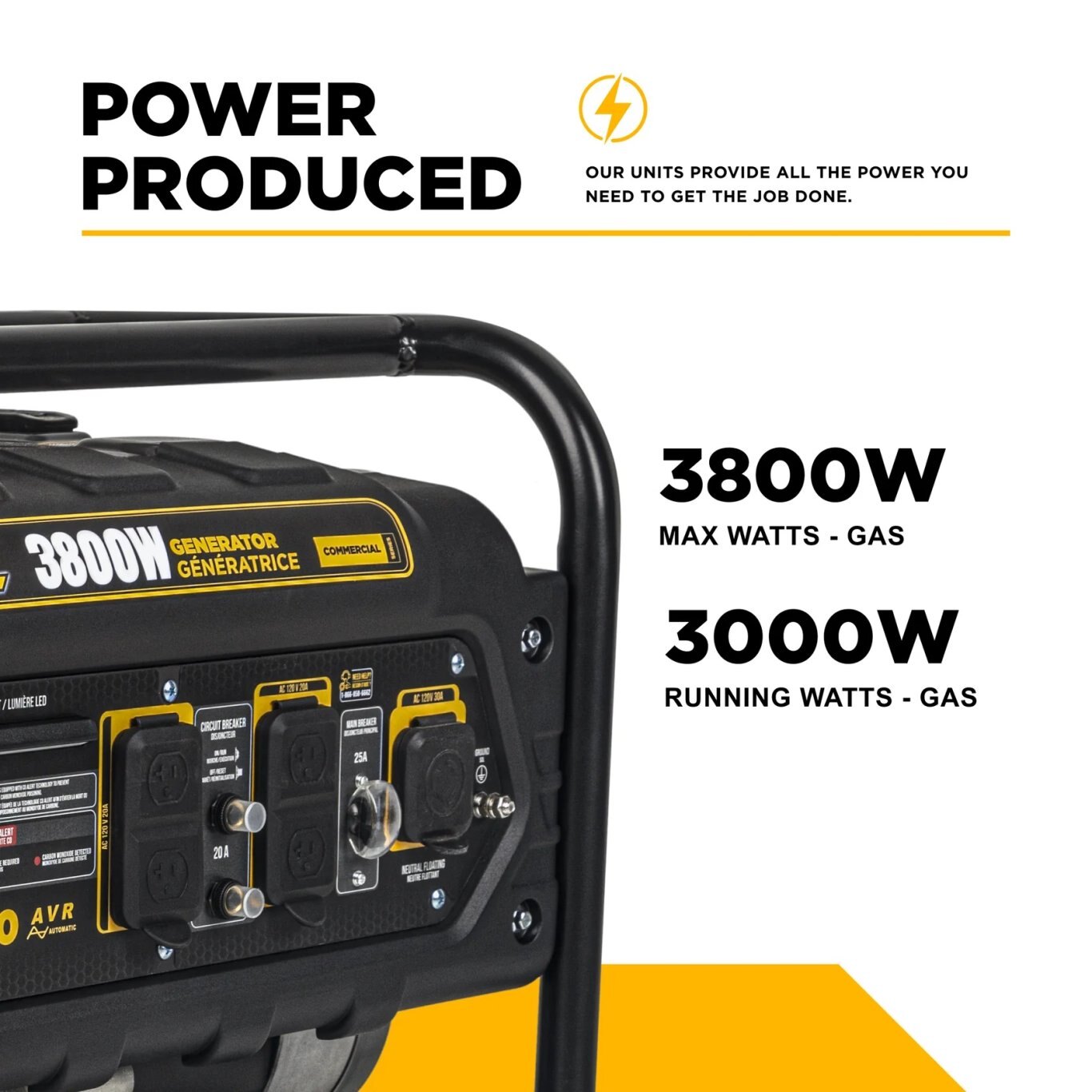 BE Power 3,800 Watt Generator