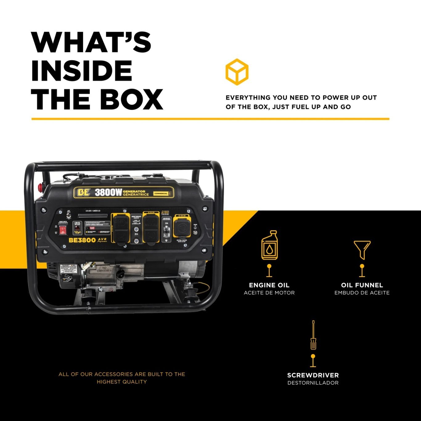 BE Power 3,800 Watt Generator