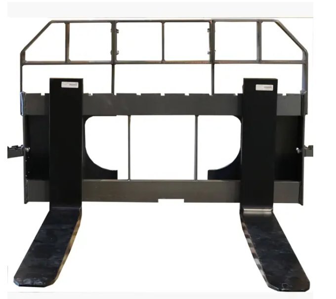 SKID STEER MOUNTED PALLET FORKS