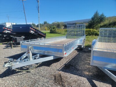 7x22 Heavy Duty Galvanized Tandem Utility Trailer