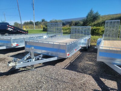 7x20 Galvanized Tandem Utility Trailer