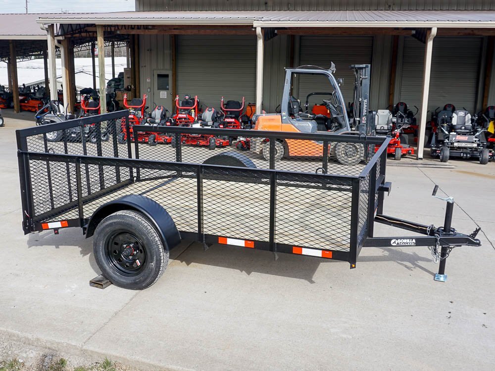 GORILLA TRAILER UTILITY 6'.4 X 12', 2' MESH SIDES, 3500# AXLES