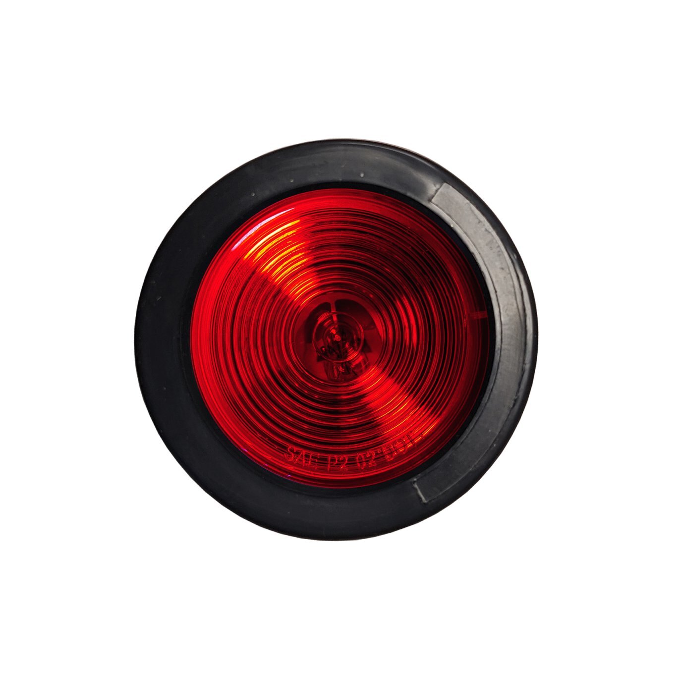 2.5 INCH ROUND MARKER RED INCANDESCENT