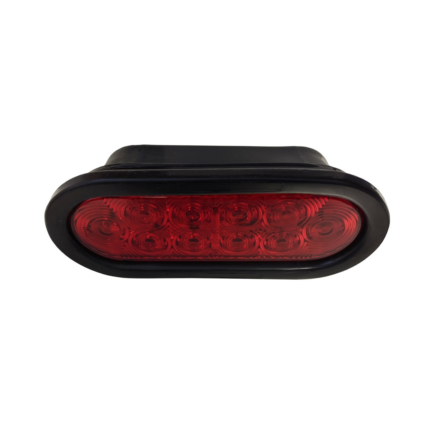 6 INCH OVAL RED LED CLOSED GROMMET