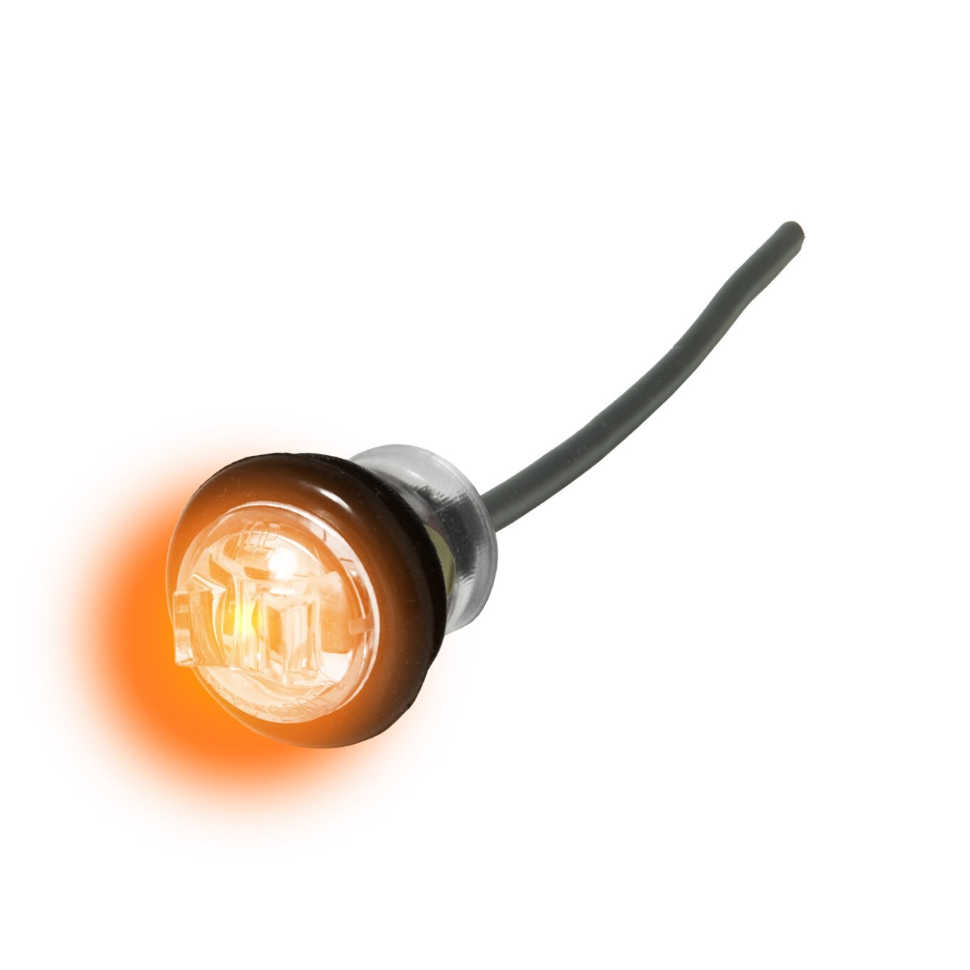 BULLET LIGHT CLEAR AMBER LED