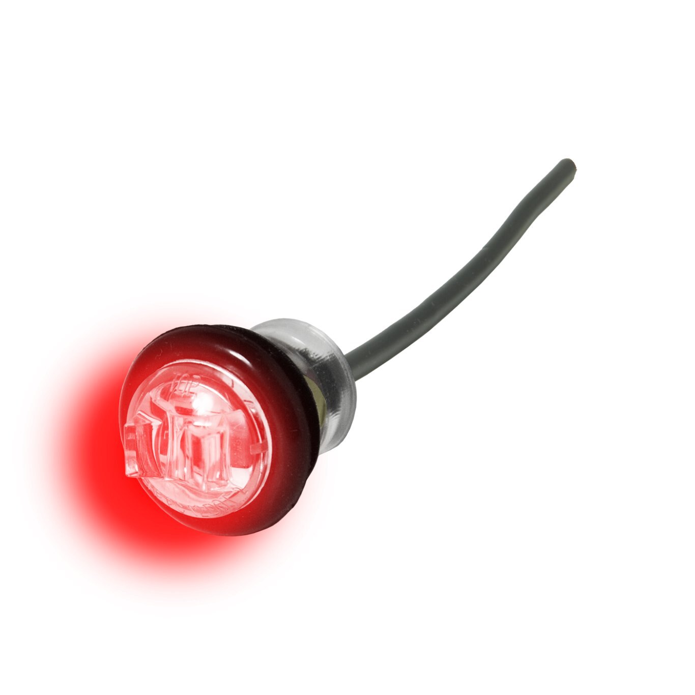 BULLET LIGHT CLEAR RED LED