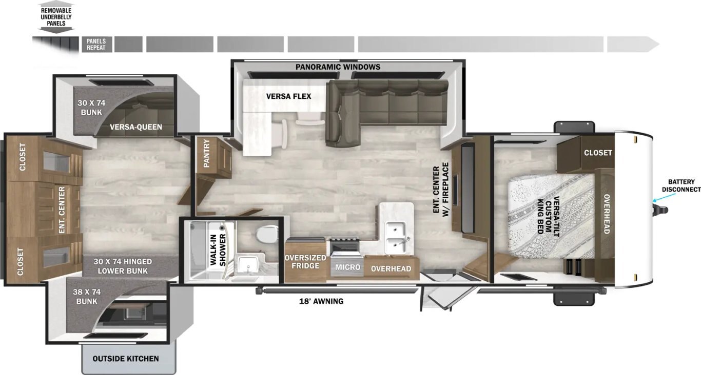 2025 Forest River Salem 31KQBTS