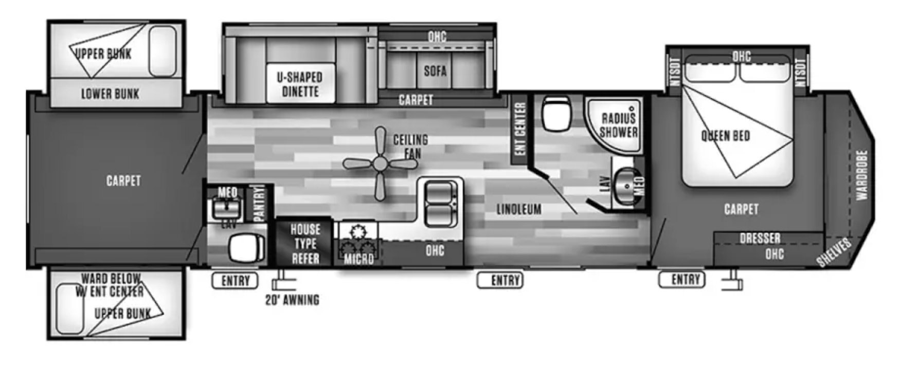 2018 Wildwood DLX 402QBQ