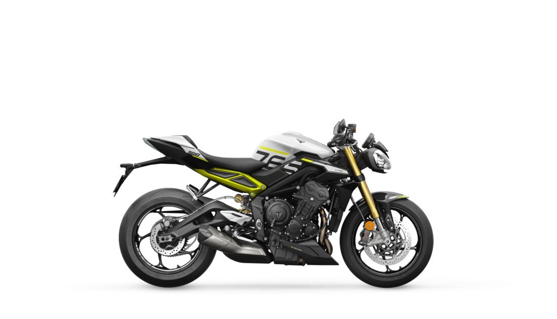 2024 Triumph STREET TRIPLE 765 MOTO2™ EDITION CRYSTAL WHITE