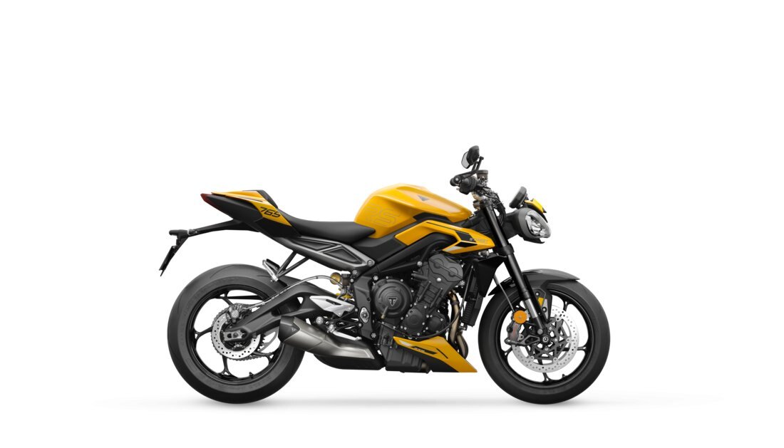 2024 Triumph STREET TRIPLE 765 RS Cosmic Yellow