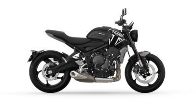 2024 Triumph TRIDENT 660 MATTE JET BLACK / MATTE SILVER ICE