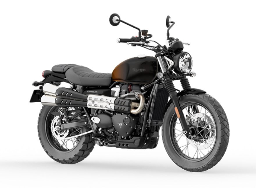 2024 Triumph SCRAMBLER 900 STEALTH EDITION SAPPHIRE ORANGE/ SILVER ORANGE