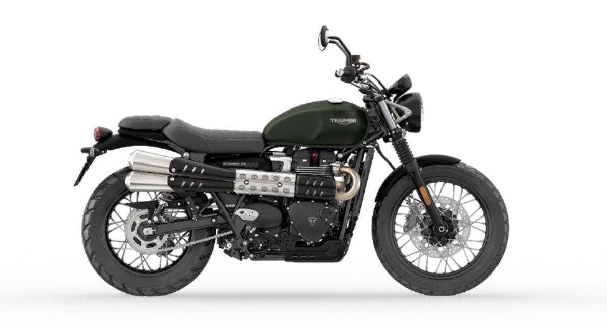 2024 Triumph SCRAMBLER 900 MATTE KHAKI GREEN