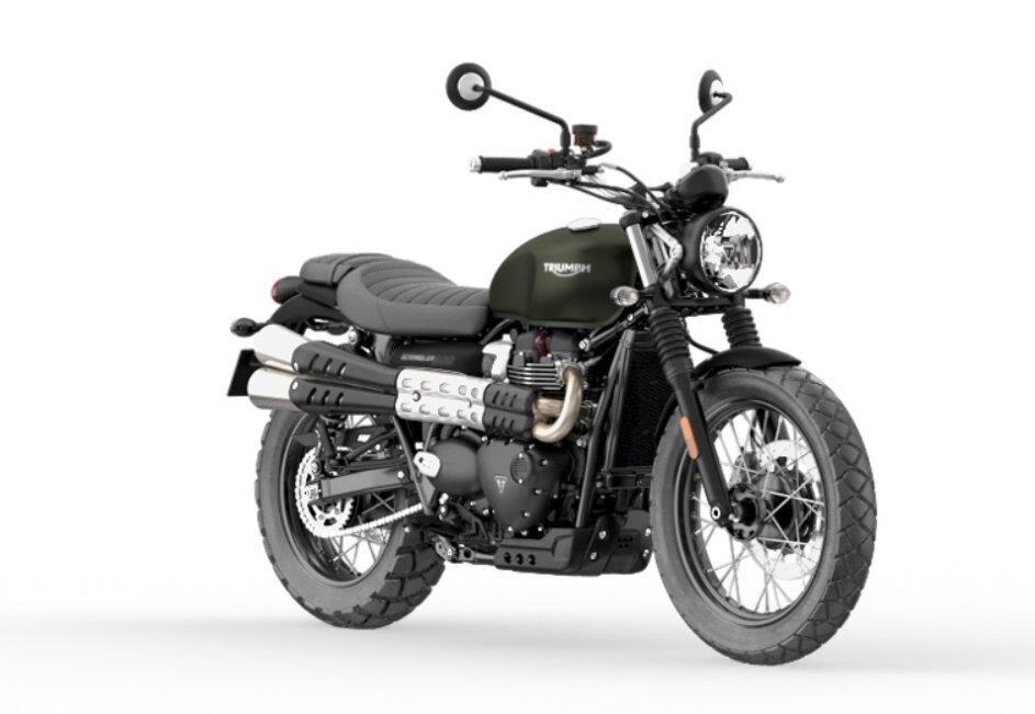 2024 Triumph SCRAMBLER 900 MATTE KHAKI GREEN