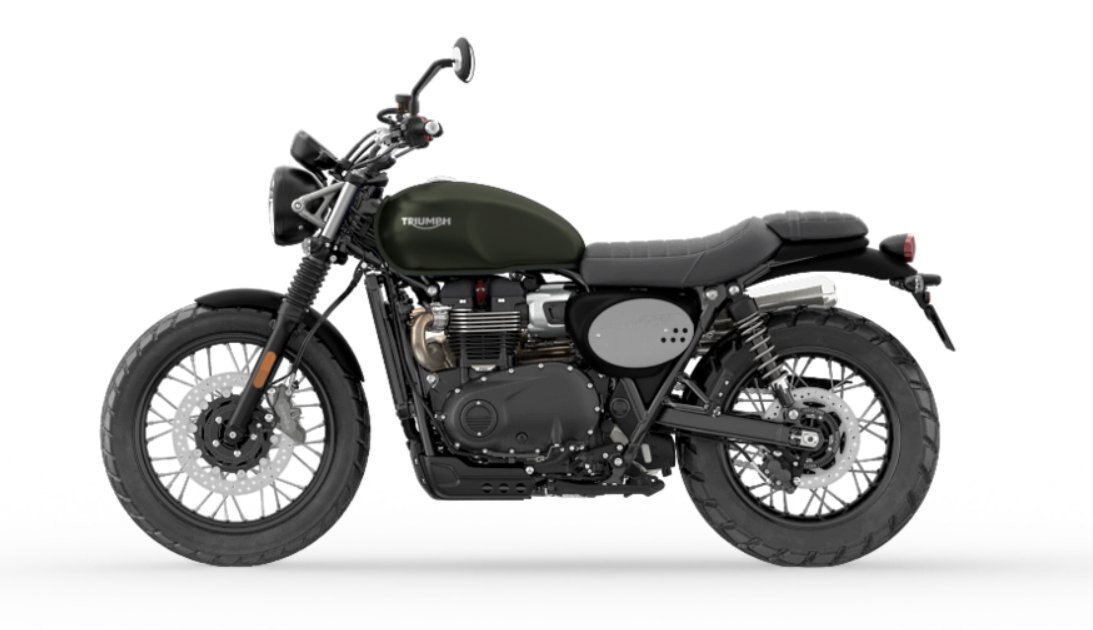 2024 Triumph SCRAMBLER 900 MATTE KHAKI GREEN