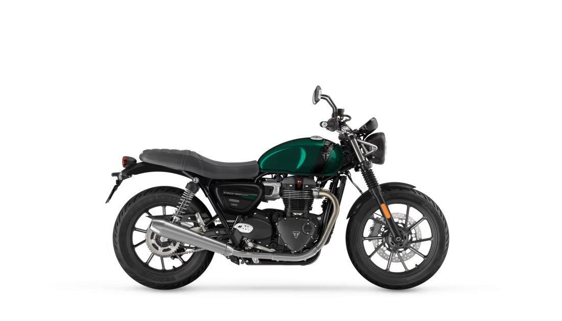 2024 Triumph SPEED TWIN 900 COMPETITION GREEN / PHANTOM BLACK