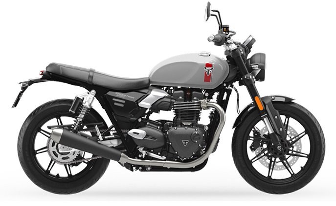 2025 Triumph NEW SPEED TWIN 900 Aluminium Silver/Carnival Red/Jet Black