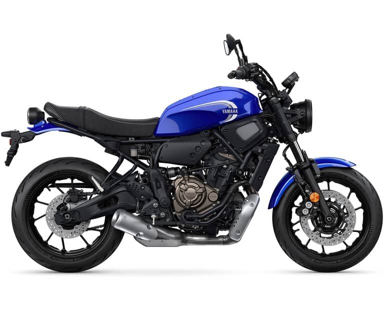 2025 Yamaha XSR700 Team Yamaha Blue