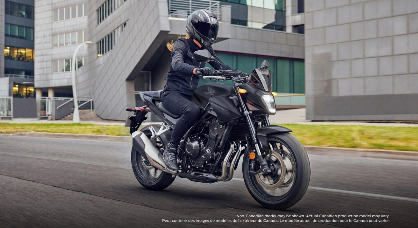 2025 Honda CB500F Mat Gunpowder Black Metallic