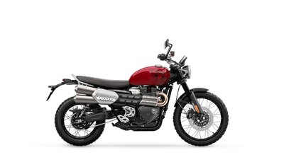 2025 Triumph SCRAMBLER 1200 X CARNIVAL RED