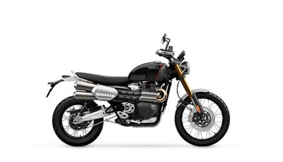 2025 Triumph SCRAMBLER 1200 XE PHANTOM BLACK STORM GREY