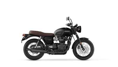 2025 Triumph BONNEVILLE T120 BLACK STEALTH EDITION - MATT SILVER ICE / MATT SAPPHIRE BLACK