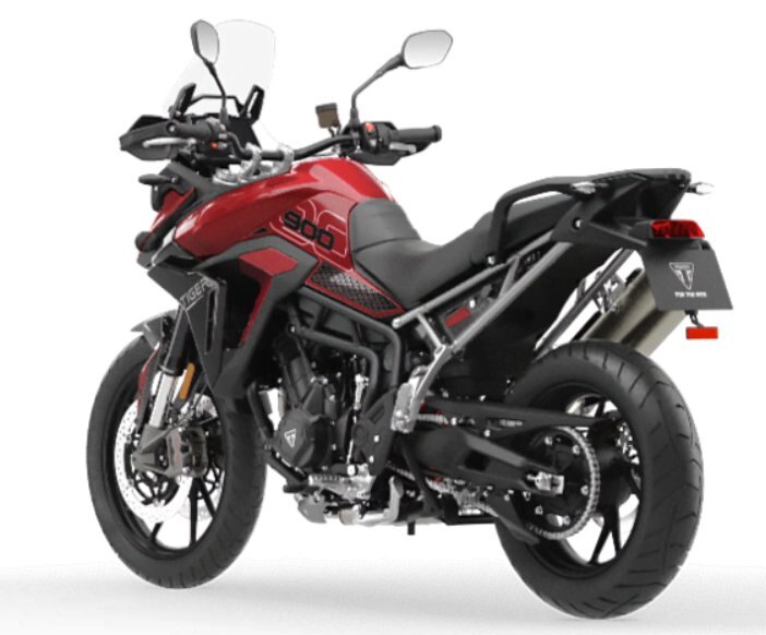 2025 Triumph Tiger 900 GT Carnival Red / Sapphire Black