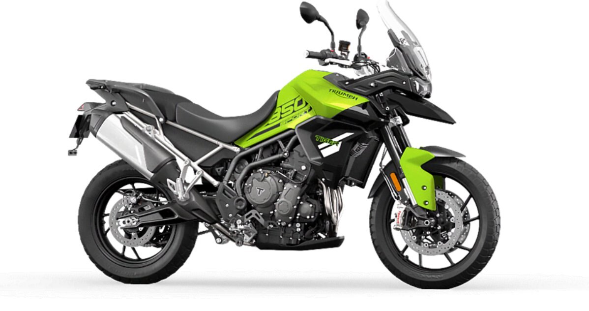 2025 Triumph Tiger 850 Sport Roulette Green / Jet Black