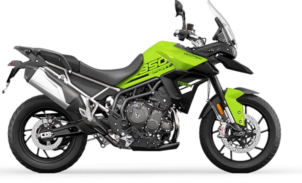 2025 Triumph Tiger 850 Sport Roulette Green / Jet Black