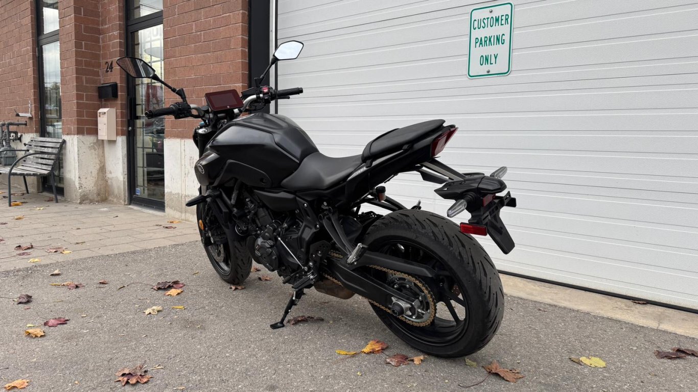 2023 Yamaha MT 07 Team Matte Raven Black