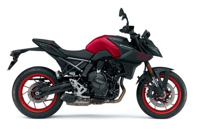 2026 Suzuki GSX-8S Candy Daring Red / Metallic Mat Black No.2 (BNR)