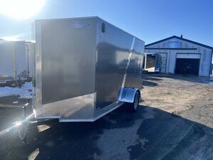 6x12 6.6 INT Height Single Axle Enclosed cargo Trailer