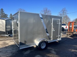 6x12 6.6 INT Height Single Axle Enclosed cargo Trailer