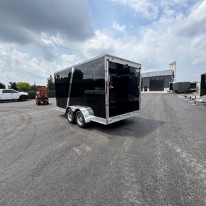 Aluminum 7x14Vee 7FT INT Height Enclosed cargo Trailer