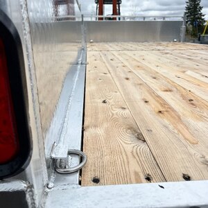 Aluminum 7x16 Tandem Axle Landscape Utility trailer Strait gate