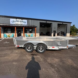 Aluminum 7x12 Tandem Landscape bifold Gate