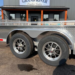 Aluminum 7x12 Tandem Landscape bifold Gate