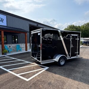 6x12 Single Axle 6.6 INT Enclosed Cargo Trailer