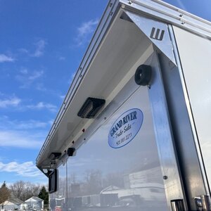 Aluminum 7x16Vee Tandem Axle 7FT INT cargo Trailer