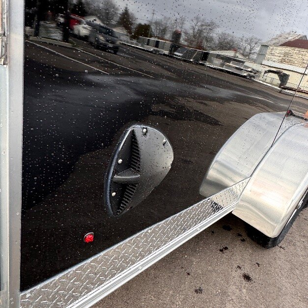 Aluminum 7x16 7FT INT Tandem Enclosed cargo Trailer