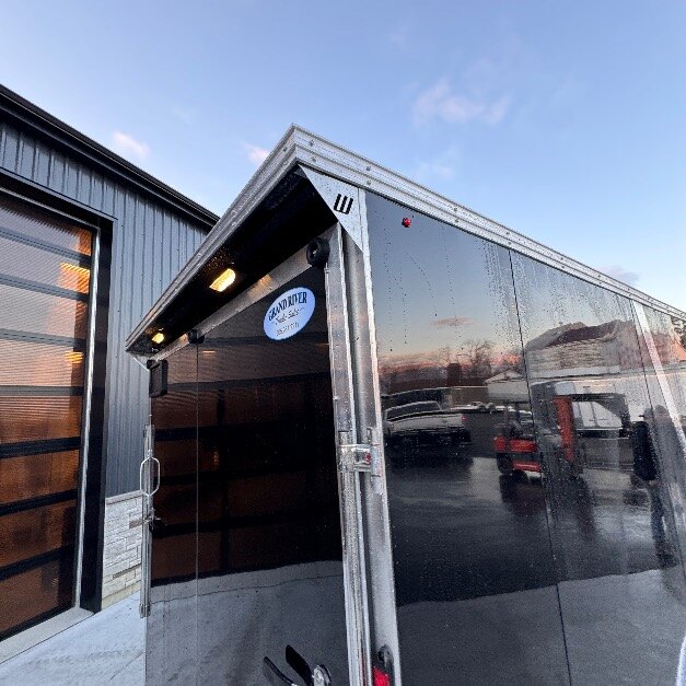 Aluminum 7x16 7FT INT Tandem Enclosed cargo Trailer