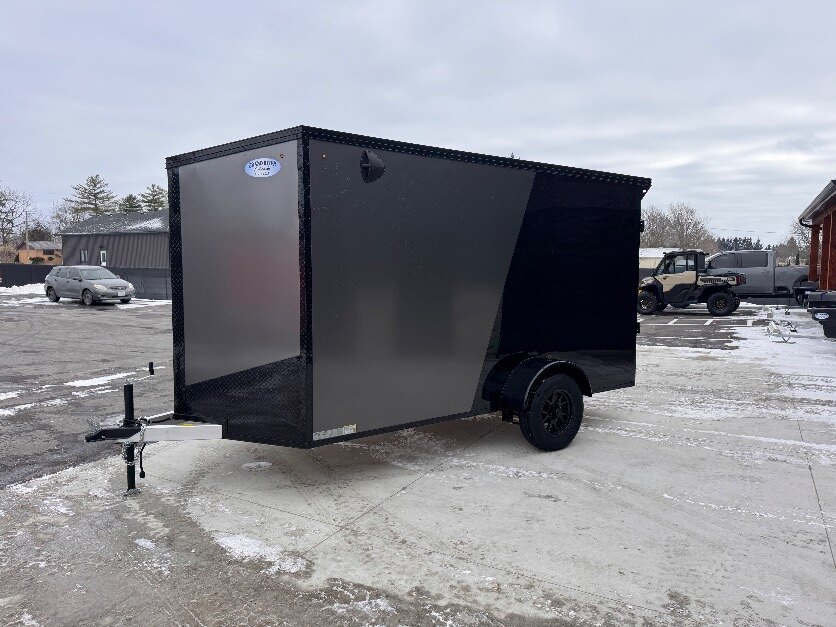 Aluminum Blackout 6x12 6.6 INT Enclosed cargoTrailer