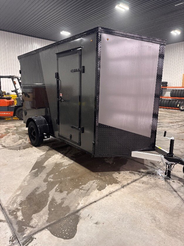 Aluminum Blackout 6x12 6.6 INT Enclosed cargoTrailer