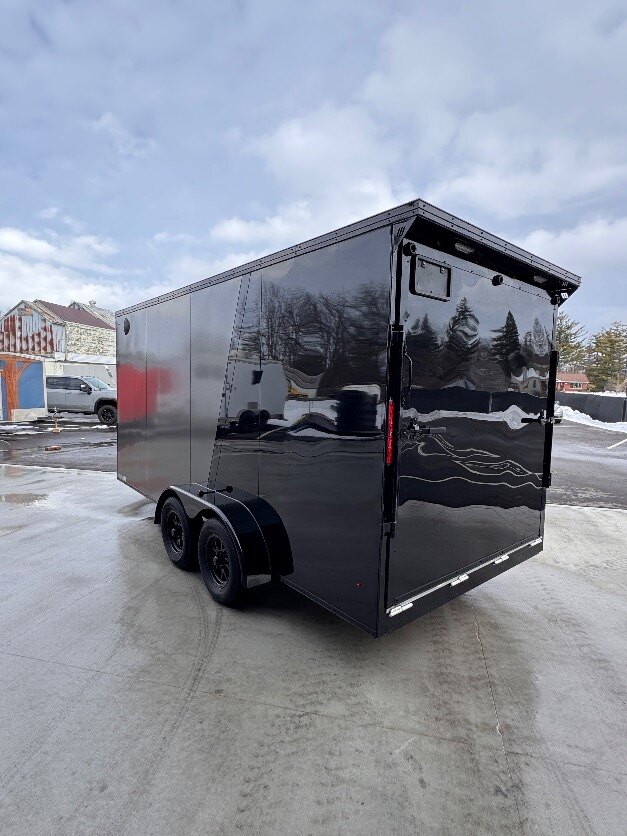 Aluminum Blackout 7x16 7FT INT Enclosed Cargo Trailer