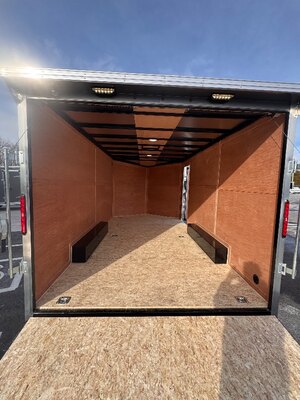 8.5x16 Tandem Axle 7.6Ft INT Height Enclosed cargo Trailer