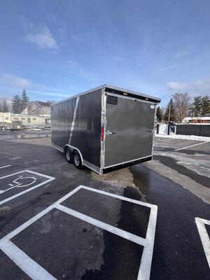 8.5x16 Tandem Axle 7.6Ft INT Height Enclosed cargo Trailer
