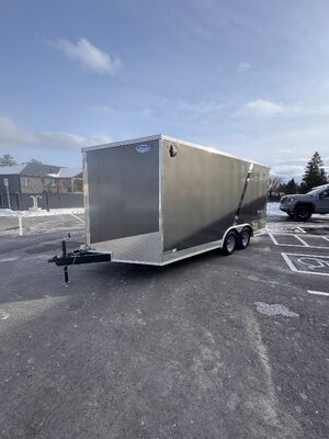 8.5x16 Tandem Axle 7.6Ft INT Height Enclosed cargo Trailer
