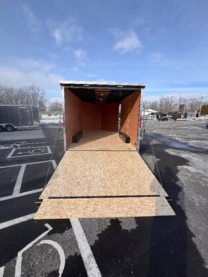 8.5x16 Tandem Axle 7.6Ft INT Height Enclosed cargo Trailer