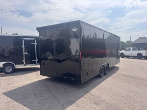 8.5x22VEE Tandem Axle 7.6Ft INT tandem 5200LB axles Height Enclosed cargo Trailer