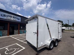7x14 Tandem 7FT Interior Enclosed cargo trailer